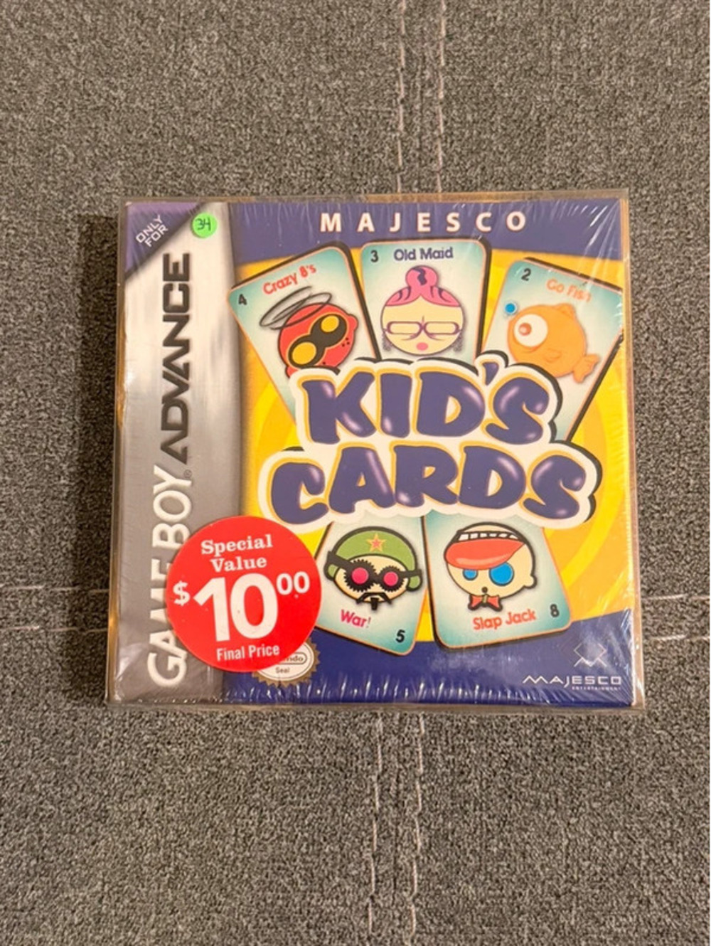 Kid’s Cards for Nintendo Gameboy Advance